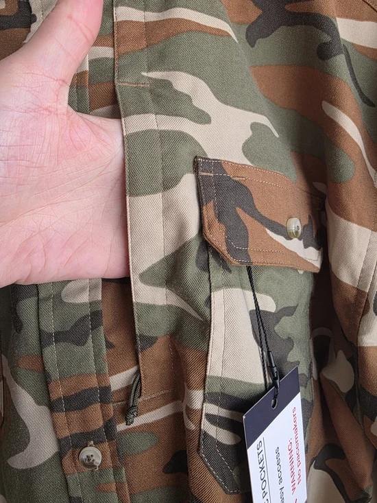 NWT Poncho Outdoors The Deep Search Performance Fishing Shirt - Camo - XL - Picture 11 of 17